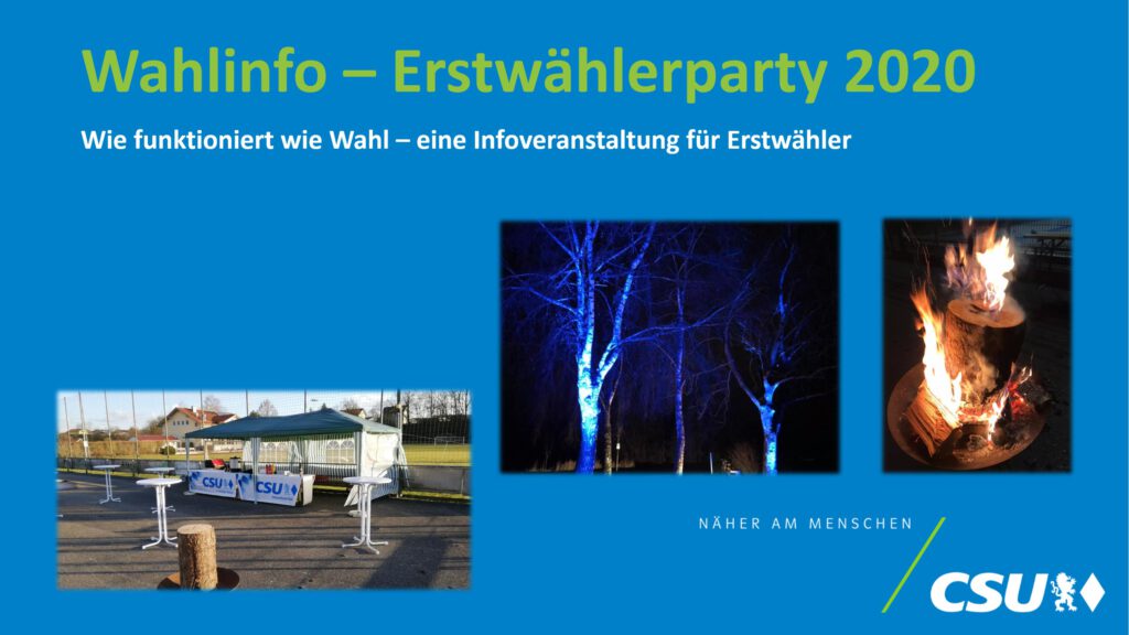 Aktiv im Ort - Erstwählerparty