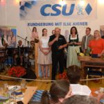 Kundgebung mit Ilse Aigner auf dem Auerhof