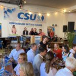 Kundgebung mit Ilse Aigner auf dem Auerhof